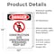 Signmission Safety Culture Sign, 10 in Width, Vinyl Decal, Rectangle OS-2PACK-DS-D-1014-V-1101 - alternate 5